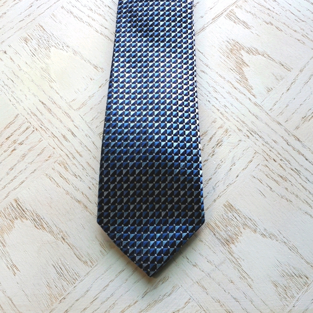 Blue Men's Necktie